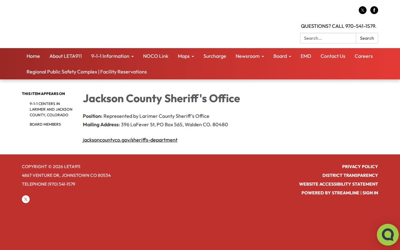 Jackson County Jail release records contact listing